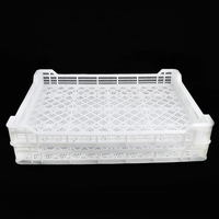 Vente directe d'usine Fruits plantes ventilé empilable en plastique PE maille plateau de séchage pour bonbons ou légumes