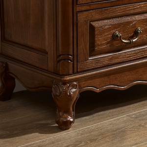 Commercio all'ingrosso della fabbrica stile americano <span class=keywords><strong>in</strong></span> <span class=keywords><strong>legno</strong></span> armadietto del vino per soggiorno <span class=keywords><strong>in</strong></span> vetro di ciliegio porta vetrina fatta a mano <span class=keywords><strong>mobili</strong></span> solidi - Product Image 5