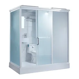 XNCP personnalisé salle de bain WC chambre simple mobile hôtel maison dortoir modulaire intégré salle de douche pour l'utilisation du bâtiment