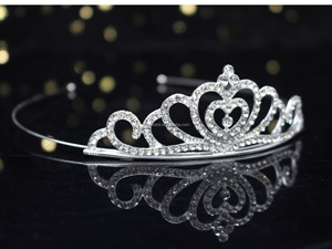 Bellworld all'ingrosso accessori per feste di compleanno per bambini corona fascia per capelli cerchio principessa per bambini tiara corona fascia per capelli per bambini - Product Image 4