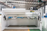 Cisaille à poutre oscillante hydraulique QC12Y 8x4000mm avec contrôle numérique intelligent, système NC en option et pompe moteur à économie d'énergie pour