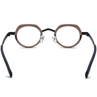 Gafas Borregls de Acetato y Titanio para Mujer, Montura Redonda de Diseñador, Nueva Marca 2025, Gafas Ópticas para Hombre, Modelo 185892