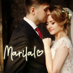 Enseigne lumineuse LED avec ailes d'ange en acrylique personnalisée - Product Image 5