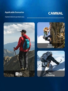 Hacha de Hielo Multifuncional Camnal para Escalada en Hielo y Romper Hielo, <span class=keywords><strong>Piolet</strong></span> Grande y <span class=keywords><strong>Piolet</strong></span> de Senderismo con Pequeña Azada - Product Image 4