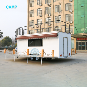 Camion de restauration mobile de luxe CAMPTRL entièrement équipé pour la vente de glaces, de barbecues et de nourriture, remorque de concession, voiture de restauration rapide - Product Image 2