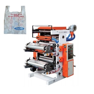 Impresora flexográfica de dos colores de alta calidad para impresión rollo a rollo de película plástica de dos colores - Product Image 1