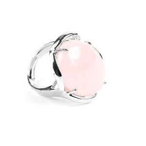 Anillo abierto de aleación de latón <span class=keywords><strong>para</strong></span> <span class=keywords><strong>hombres</strong></span> y mujeres, joyería <span class=keywords><strong>con</strong></span> diseño de piedra natural genuina y grande, anillo <span class=keywords><strong>con</strong></span> ajuste de garra - Product Image 6