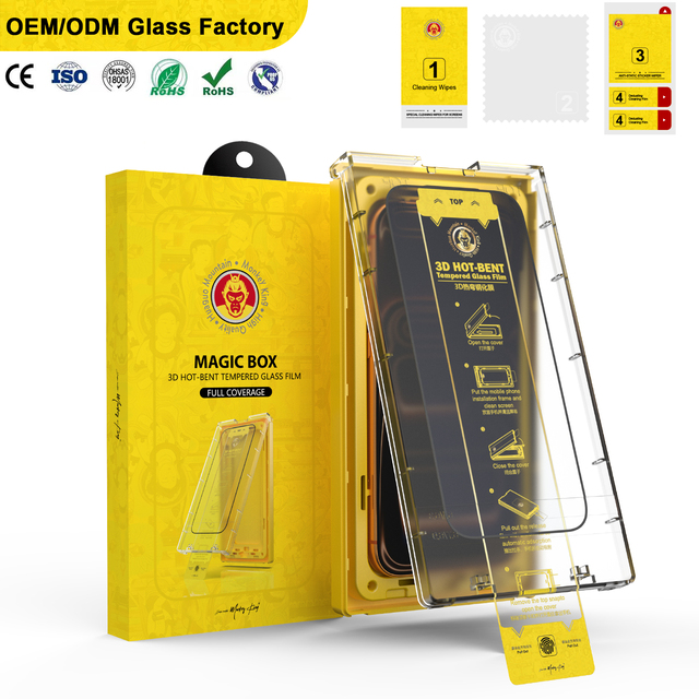 For 16-17 Series Mobile Phone Anti-static Anti-scratch Waterproof 9H Tempered Glass Screen Protector Full Coverage Automatic