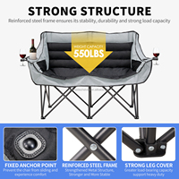 Chaise pliante portable, table et chaise de camping d'extérieur, chaise pliante pour le camping