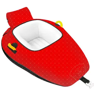 Factory Hot Sell Customization inflatable towable water sports 1 person High quality PVC tube of boating
