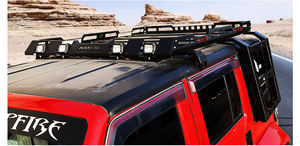 Personnalisé universel tout-terrain suv berline van acier pad vélo plat utilisé fer aluminium 4x4 rigide dessus supports à bagages <span class=keywords><strong>porte</strong></span>-bagages de toit de voiture - Product Image 5