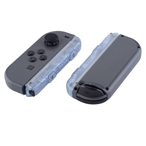 Coque de remplacement DIY bleu glacier transparent, sangle de poignet personnalisée, boutons pour Nintendo Switch et Switch OLED - Product Image 4