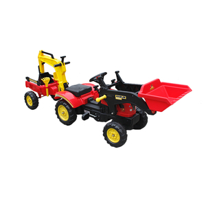 Giro sul Costruzione Pedale Trattore: Terne Caricatore (Caricatore Frontale e Escavatore/Digger) con Rimorchio - Product Image 4