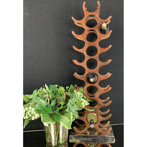 Décoration de fête à la maison porte-bouteille de vin et de bière 2025 meilleure vente accessoires de bar porte-bouteille de vin en aluminium - Product Image 1