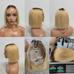 Promoción: Peluca Kim K Closure de 32$ 2x6, 200 gramos, 8 pulgadas, estilo Bob, cabello humano 10A virgen 100% sin procesar para mujeres afroamericanas - Product Image 4