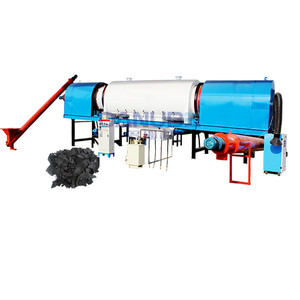 Four de carbonisation continu sans fumée à tension personnalisée pour charbon de bois de coque de noix de coco - Product Image 1