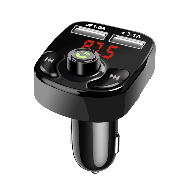 Car Wireless Bluetooths FM Transmitter MP3 Player USB Car Fast Charger Adapter In Car