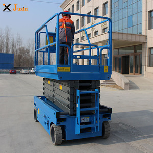 Sepenuhnya mendorong sendiri jenis tiang pekerjaan udara Platform mendorong sendiri gunting listrik Lift - Product Image 4