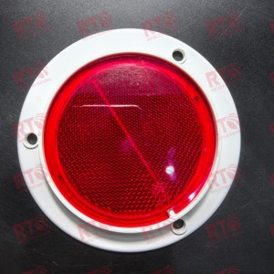 Изготовленный на заказ диаметр 113 мм Сертифицированный желтый красный Авто Аксессуары Отражатель дорожного движения предупреждающий отражатель для грузовика прицепа - Product Image 3