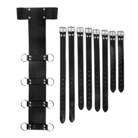 Ceintures de bondage réglables pour jeux de rôle BDSM, instruments sadomasochistes SM, ceintures de bondage corporel en cuir BDSM