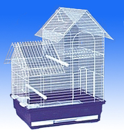 Cage à oiseaux écologique en gros, construction en fil de fer, design pliable, motif animalier, boîte d'élevage pour perroquets