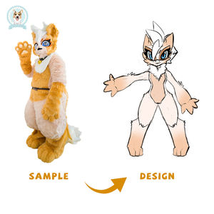 Disfraz de Mascota Personalizado de Alta Calidad, Traje de Peluche Promocional para Personajes, Disfraz para Caminar para Fiestas de Halloween - Product Image 1