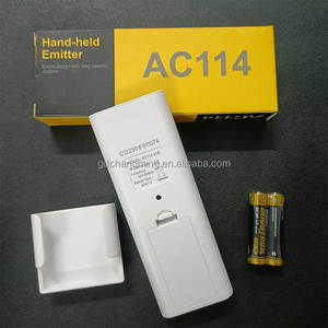 Moteur <span class=keywords><strong>de</strong></span> rideau motorisé AC114-01/02/06/16 canaux émetteur RF433 noir blanc AA batterie stores enrouleurs contrôle <span class=keywords><strong>de</strong></span> la main - Product Image 6