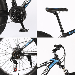Vente en gros Vélo VTT professionnel 24 26 pouces avec frein à disque, 7 vitesses, pneus larges 4.0, pour neige et plage, pour adulte - Product Image 4