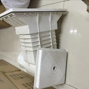 ABS واسعة الفم مقشدة بركة المياه تركيب التبعي تسرب مقشدة - Product Image 5