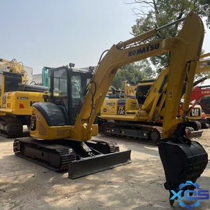 Lame/Bouteur d'excavatrice sur chenilles Komatsu PC55 d'occasion du Japon, 5,5 tonnes, avec pompe PLC et roulement de boîte de vitesses, pour l'inspection vidéo à domicile - Product Image 5