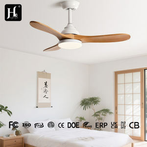 Ventilador de Techo con Lámpara Decorativa, Ventilador de Techo Eléctrico para Dormitorio con Control Remoto, Ventilador de Techo Eléctrico Blanco con Extracción de Aire, Precio - Product Image 3