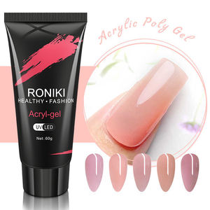 전문 개인 라벨 30g 60g 흡수 UV led 발광 폴리 젤 오래 지속되는 폴리 네일 젤 무료 샘플 폴리 젤 폴란드어 - Product Image 2