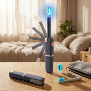 Cepillo de Dientes Eléctrico Sónico Plegable de Viaje con Función de Blanqueamiento Personalizada, Cepillo de Dientes Eléctrico para Adultos, Cepillos de Dientes de Viaje - Product Image 5