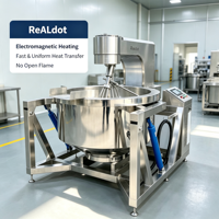 Kommerzieller Vollautomatischer Elektromagnetischer Planetarischer Kochkessel, Rührbratentopf für Soßen- und Füllproduktion
