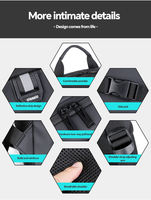 Bolsa Antirrobo para Portátil Personalizada para Estudiantes, con USB, Impermeable, de Poliéster Suave, para la Escuela, Oficina, Viajes, Aire Libre, Casual