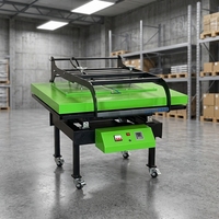Presse à chaud extra large 100x120, haute pression, chauffage rapide, machine de sublimation à chaud pour impression intégrale