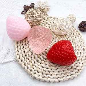 Most Popular TPR Soft Big Strawberry Simulation Fruit Venting Slow Rebound Pressure Release <b>Squeeze</b> Toys for Kids Adults - Product Image 5