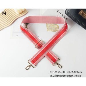 5Cm Webbing <b>Strap</b> Solid Red For <b>Bag</b> Handle <b>Replacement</b> - Product Image 2