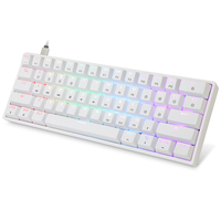 SKYLOONG keyboard mekanis, RGB berkabel GK61 tombol