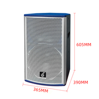Nouvelle Enceinte Passive Professionnelle 12 pouces 1000W Bleue pour DJ et KTV avec Mixeur, Microphone et Processeur pour Ensemble Complet - Grande Usine de Guangzhou