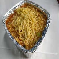 Barquettes en aluminium de qualité alimentaire pour ramen et nouilles instantanées, récipients alimentaires coréens très demandés pour la préparation autonome en restauration rapide