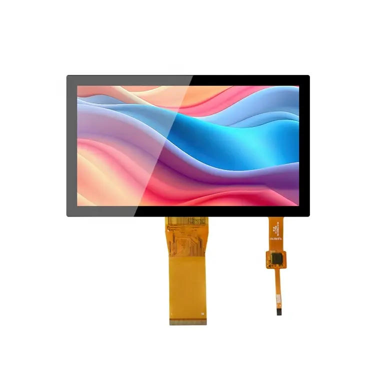 Hoge Gevoeligheid Anti-Glare Glas 7 Inch Rgb Lvds Mipi Interface Tft Display Custom Lcd Touchscreen