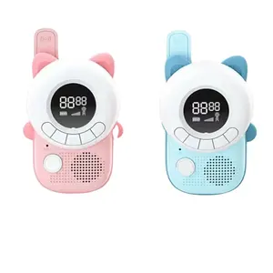 2 uds Walkie Talkies, 50m de largo alcance Radios bidireccionales Mini teléfonos de llamada adecuados para niños juguetes de aventura al aire libre