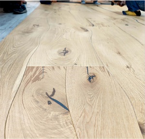 Plancher <span class=keywords><strong>en</strong></span> Frêne Courbé à Bord Naturel, Motif Irrégulier, Nouveau Style Chinois pour Salon - Product Image 4