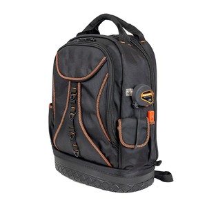 Wholesale Portable Oxford Cloth Waterproof <b>Backpack</b> Zipper Plastic Bottom Large Capacity Wear-resistant <b>Tool</b> <b>Bag</b> New Electrical - Product Image 1