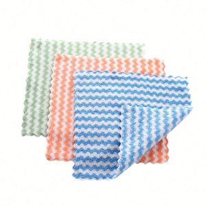 Super Absorbent Microfiber Dish Cloth Thickened Kitchen Cleaning <b>Towel</b> High Absorption 100Pcs Minimum Order - Product Image 1