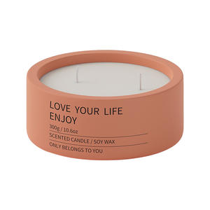 Wholesale Ceramic Scented Candle Holder Customized Private Label Empty Candles Jars for Home Wedding Decoration - Product Image 5