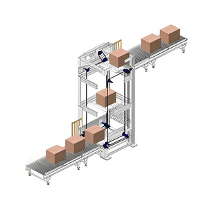Transportadores verticales continuos de acero inoxidable 304 personalizados, elevador específico para cajas, elevador, fábrica de alimentos de medicamentos limpios - Product Image 6