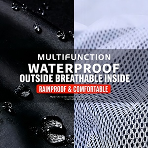 Impermeable con Capucha Personalizado, Poncho Reflectante con Franjas, Manga Larga, para <span class=keywords><strong>Ciclismo</strong></span>, Silla de Ruedas, para Actividades al Aire Libre - Product Image 4