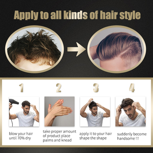 OTTO <span class=keywords><strong>KAUNIS</strong></span> 200ml Etiqueta Privada Crema para sujetar el cabello Pomada Cera Gel para el cabello de estilo natural para todo tipo de cabello - Product Image 5